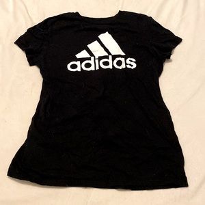 black Adidas womens t